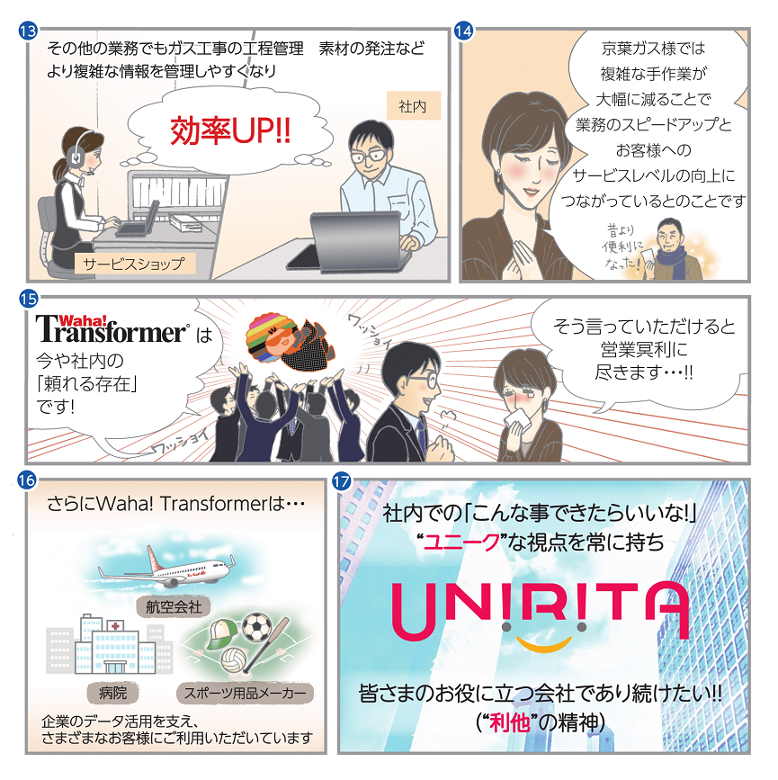 「当たり前」のサービスを裏で支える、ユニリタの製品とは！の巻