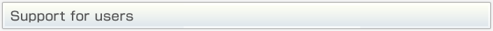 Support for users